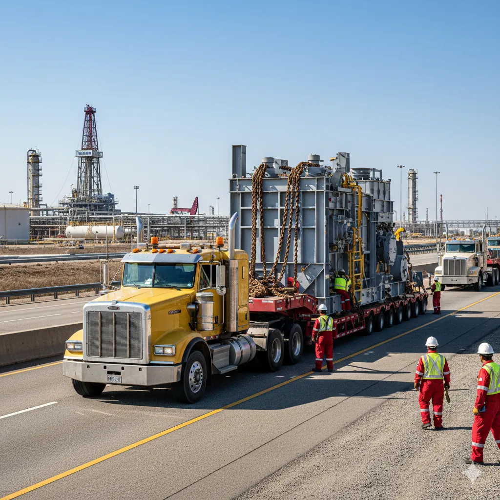 Transporte Terrestre de Equipos Petroleros y Carga Pesada